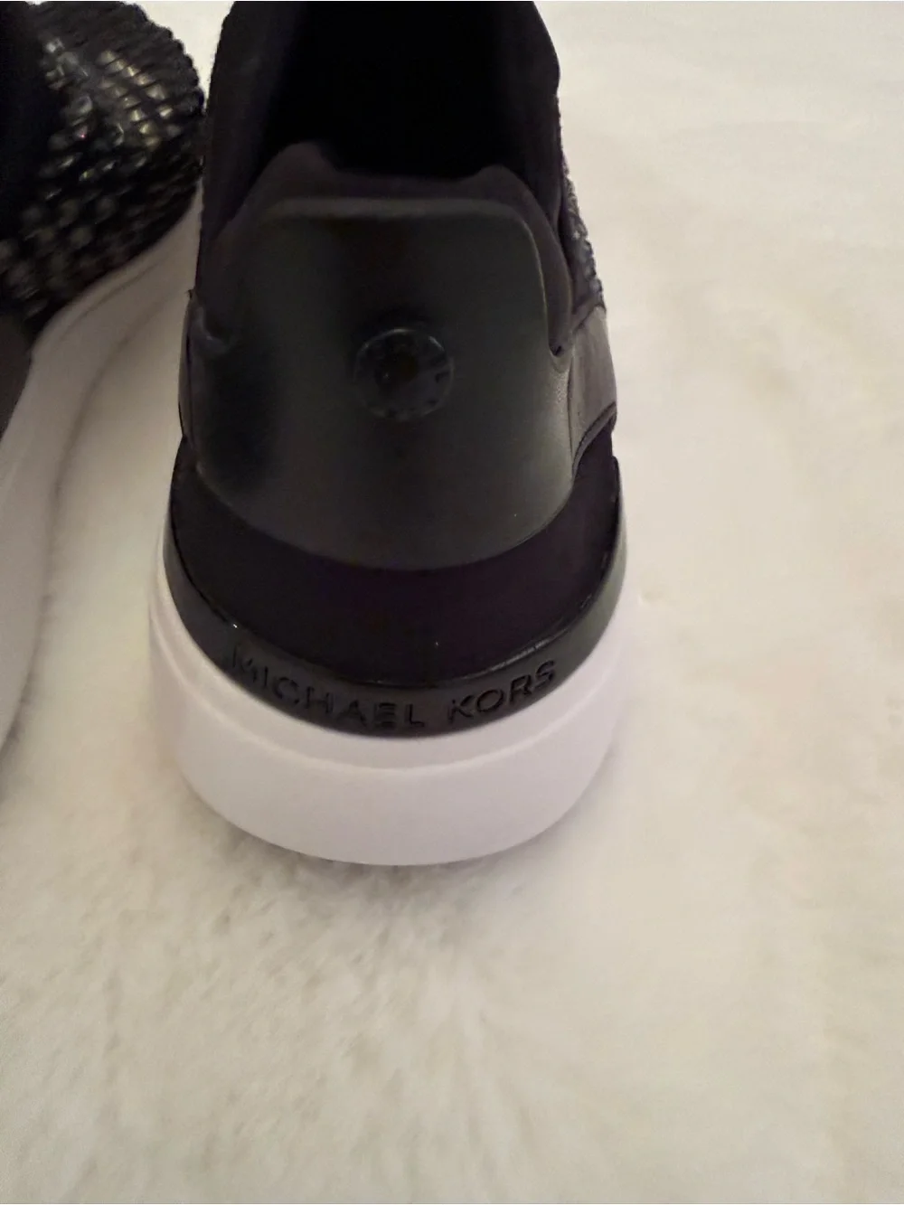 Michael Kors Ace slip-on trainer with Silver Studs